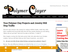 Tablet Screenshot of polymerclayer.com